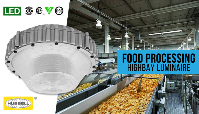 LED Food Processing Luminaire from Hubbell Lighting