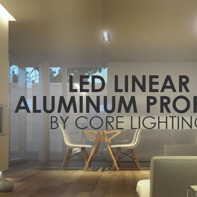 Linear Aluminum Profiles by Core Lighting