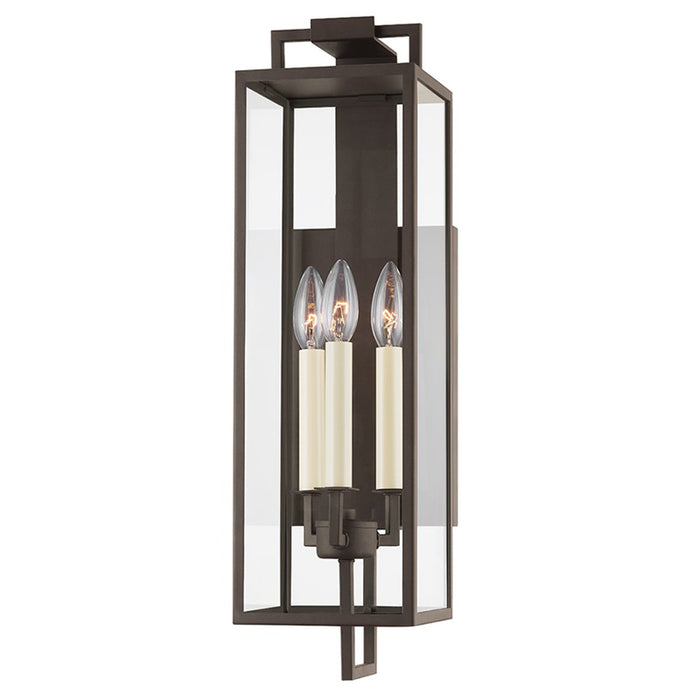Troy B6382 Beckham 3-lt 22" Tall Outdoor Wall Sconce