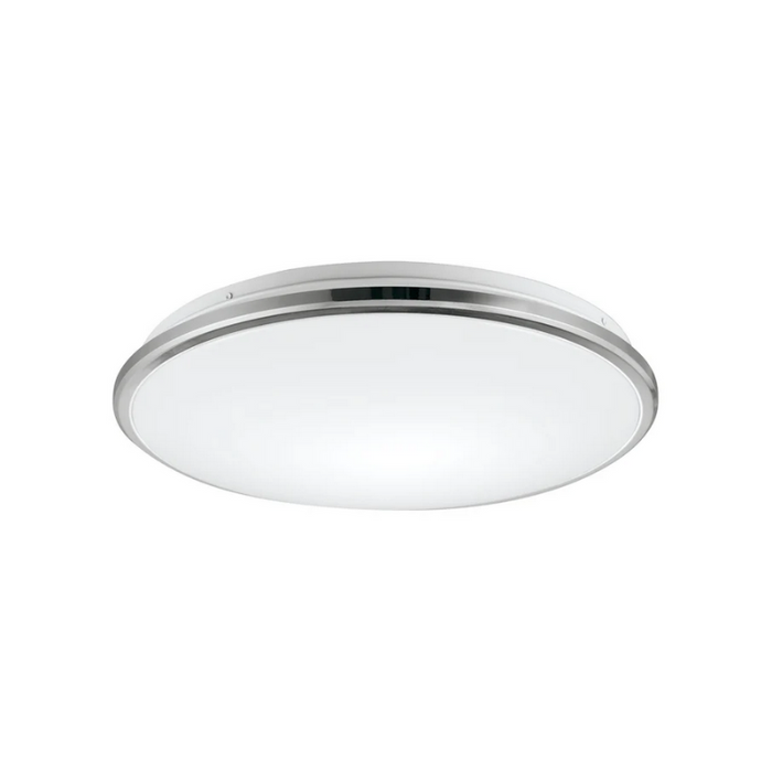 Kuzco FM43315-5CCT Brook 1-lt 15" LED Flush Mount, 5CCT Selectable - Chrome