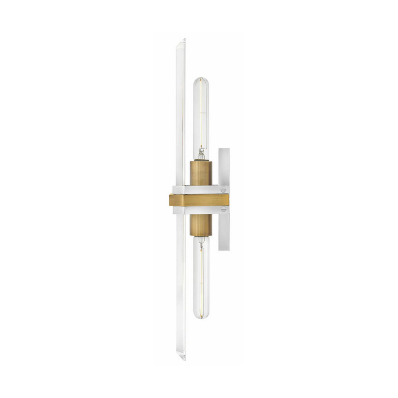 Hinkley 50942 Kipton 2-lt 22" Tall LED Wall Sconce - Polished Nickel