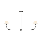 Hinkley 45164 Greta 2-lt 41" LED Linear Chandelier - Blackened Brass
