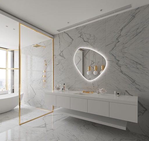 Paris Mirror Cloud 39" x 38" LED Lighted Mirror, 3CCT Selectable