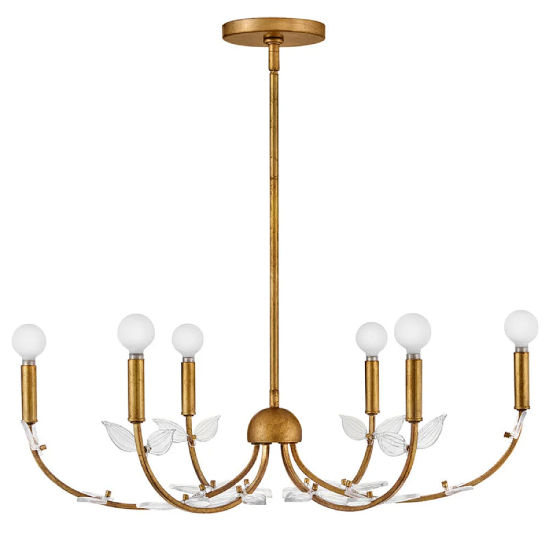 Hinkley 48286 Aliso 6-lt 30" LED Chandelier