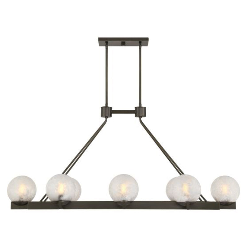 Savoy House 1-1016-8 Darien 8-lt 48" Linear Chandelier - Mediterranean Bronze