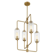 Savoy House 1-3023-4 Holton 4-lt 20" Chandelier - Warm Brass