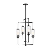 Savoy House 1-3023-4 Holton 4-lt 20" Chandelier - Matte Black