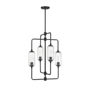 Savoy House 1-3023-4 Holton 4-lt 20" Chandelier - Matte Black