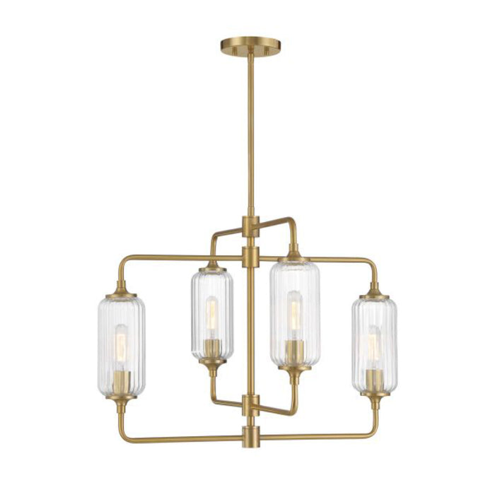Savoy House 1-3025-4 Holton 4-lt 26" Chandelier - Warm Brass