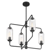Savoy House 1-3025-4 Holton 4-lt 26" Chandelier - Matte Black