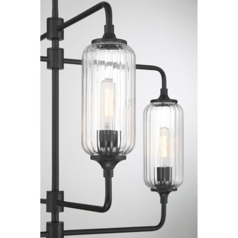 Savoy House 1-3025-4 Holton 4-lt 26" Chandelier - Matte Black