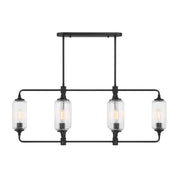 Savoy House 1-3026-6 Holton 6-lt 42" Linear Chandelier - Matte Black