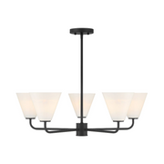 Savoy House 1-4015-5 Blair 5-lt 30" Chandelier - Matte Black