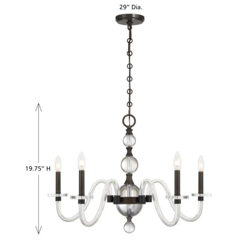Savoy House 1-4277-5 Aragon 5-lt 29" Chandelier