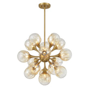 Savoy House 1-7934-16 Matisse 16-lt 22" Chandelier - Warm Brass