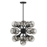 Savoy House 1-7934-16 Matisse 16-lt 22" Chandelier - Matte Black
