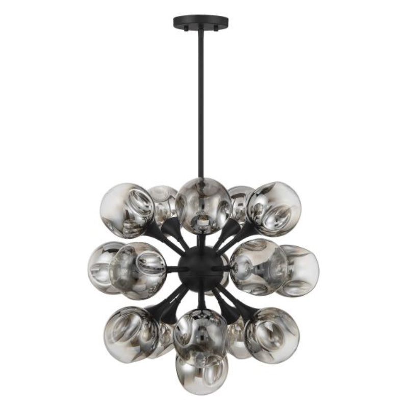 Savoy House 1-7934-16 Matisse 16-lt 22" Chandelier - Matte Black