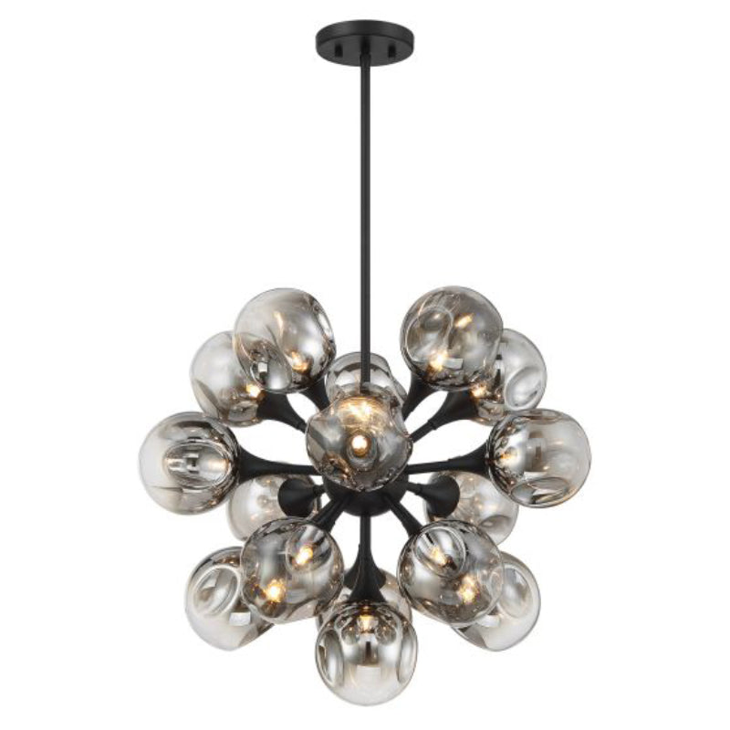 Savoy House 1-7934-16 Matisse 16-lt 22" Chandelier - Matte Black