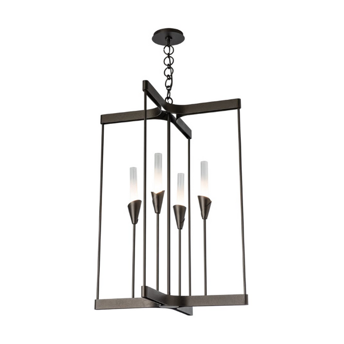 Hubbardton Forge 101700 Lilium 4-lt 24" Chandelier - Oil Rubbed Bronze