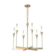 Hubbardton Forge 101702 Lilium 6-lt 30" Chandelier - Modern Brass