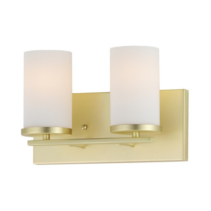 Maxim 10282 Lateral 2-lt 12" Bath Vanity - Satin Brass