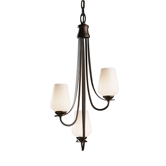 Hubbardton Forge 103033 Flora 3-lt 16" Chandelier