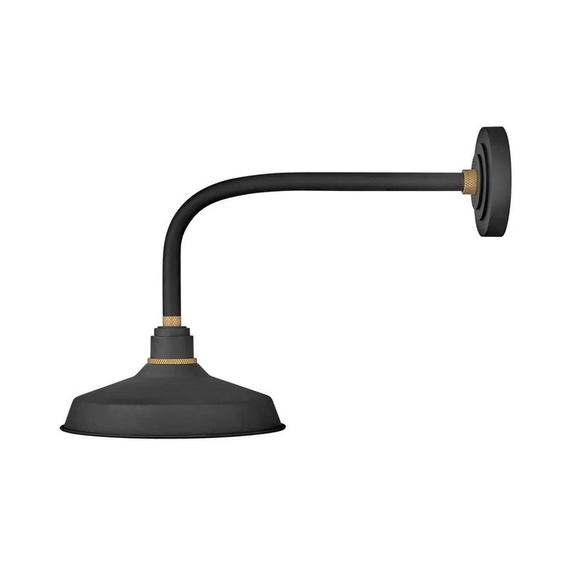 Hinkley 10312 Foundry Classic 1-lt 16" Tall LED Outdoor Straight Arm Barn Light