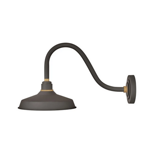 Hinkley 10342 Foundry Classic 1-lt 14" Tall LED Outdoor Gooseneck Barn Light - Museum Bronze