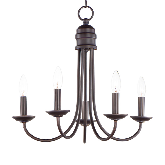 Maxim 10345 Logan 5-lt 21" Candle Chandelier