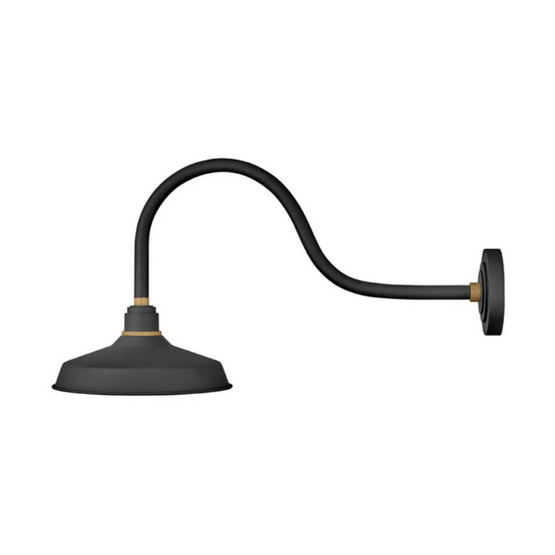 Hinkley 10352 Foundry Classic 1-lt 16" Tall LED Outdoor Gooseneck Barn Light
