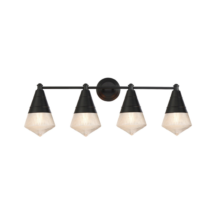 Maxim 10394 Hargreaves 4-lt 33" Bath Vanity-Black