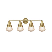 Maxim 10394 Hargreaves 4-lt 33" Bath Vanity-Natural Aged Brass