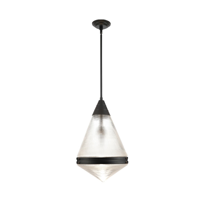 Maxim 10395 Hargreaves 1-lt 14" Pendant-Black