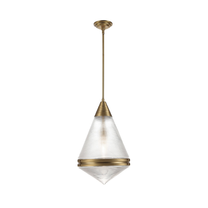 Maxim 10395 Hargreaves 1-lt 14" Pendant-Natural Aged Brass