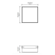 Accord 566LED Clean 1-lt 20" LED Flush Mount