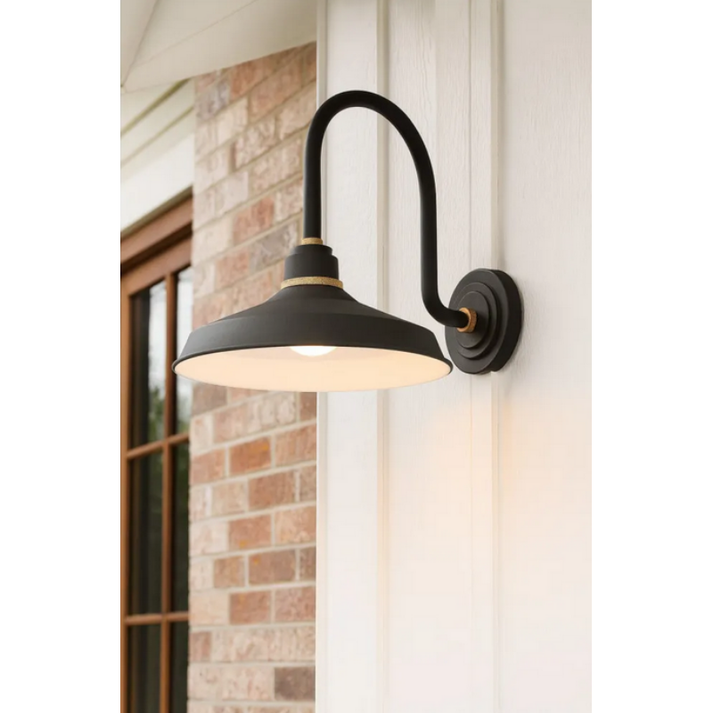Hinkley 10473 Foundry Classic 1-lt 24" Tall LED Outdoor Gooseneck Barn Light