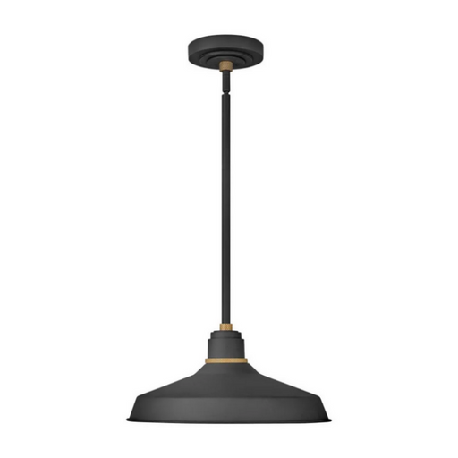 Hinkley 10483 Foundry Classic 1-lt 16" LED Outdoor Convertible Pendant Barn Light
