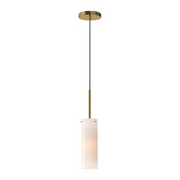 Maxim 10511 Blizzard 1-lt 3" Pendant - Natural Aged Brass