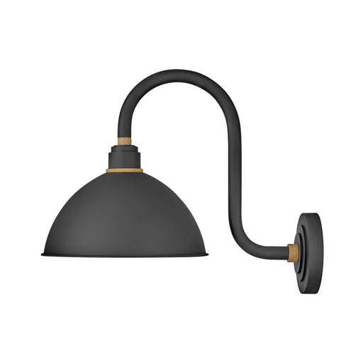 Hinkley 10564 Foundry Dome 1-lt 17" Tall LED Outdoor Gooseneck Barn Light