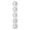Corbett 351-05 Pearl 5-lt 33" Tall LED Wall Sconce