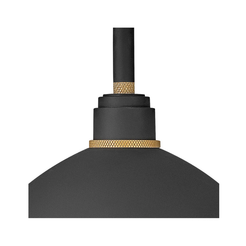 Hinkley 10615 Foundry Dome 1-lt 21" Tall LED Outdoor Straight Arm Barn Light