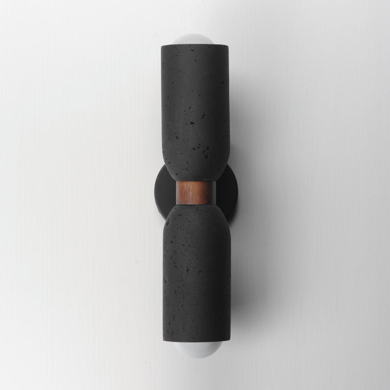 Maxim 10622 Pompeii 2-lt 20" Tall Wall Sconce - Lava / Black
