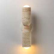 Maxim 10622 Pompeii 2-lt 20" Tall Wall Sconce - Travertine / Oyster