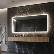 Paris Mirror Rectangle 60" x 36" LED Backlit Mirror, 3CCT Selectable