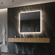 Paris Mirror Rectangle 42" x 42" LED Backlit Mirror, 3CCT Selectable