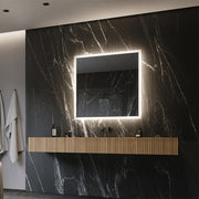 Paris Mirror Rectangle 36" x 36" LED Backlit Mirror, 3CCT Selectable