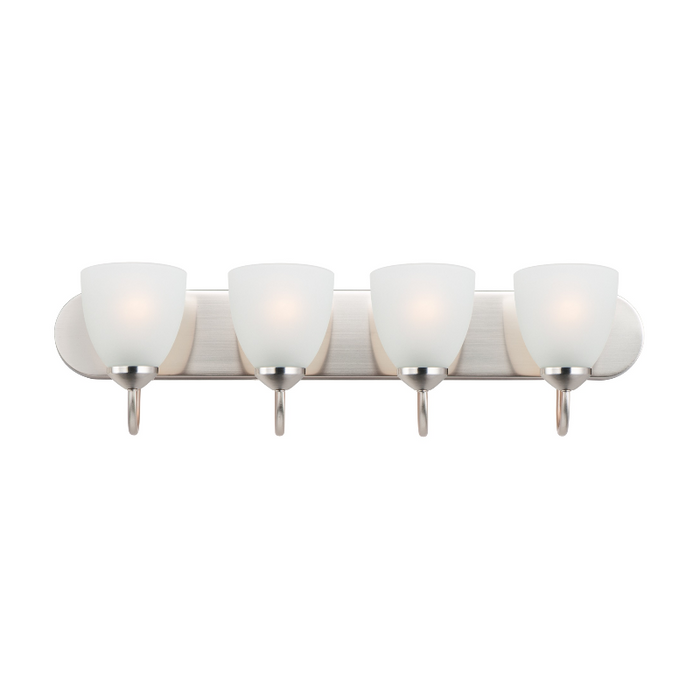 Maxim 11384 Axis 4-lt 30" Bath Vanity - Satin Nickel