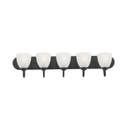 Maxim 11385 Axis 5-lt 36" Bath Vanity-Black