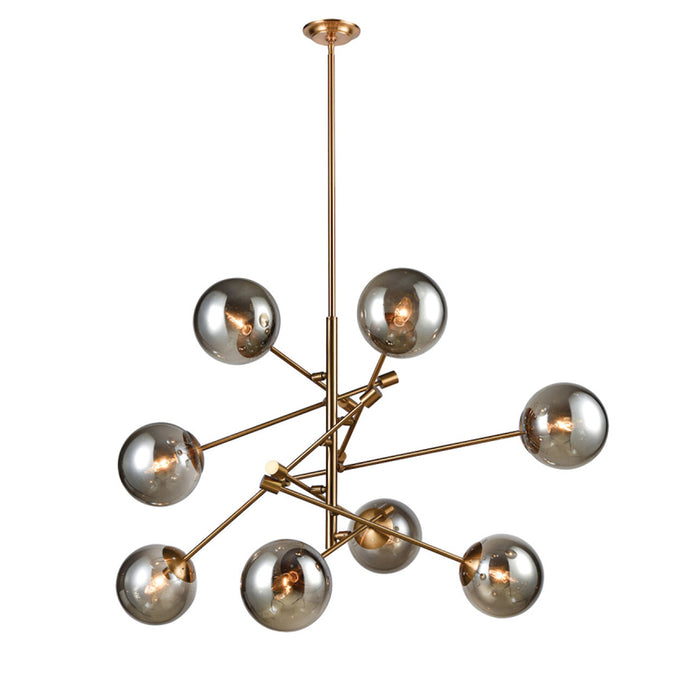 ELK 1141 Accelerated Returns 8-lt 34" Chandelier