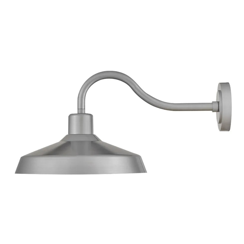Hinkley 12078 Forge 1-lt 16" LED Outdoor Wall Mount Lantern - Antique Brushed Aluminum